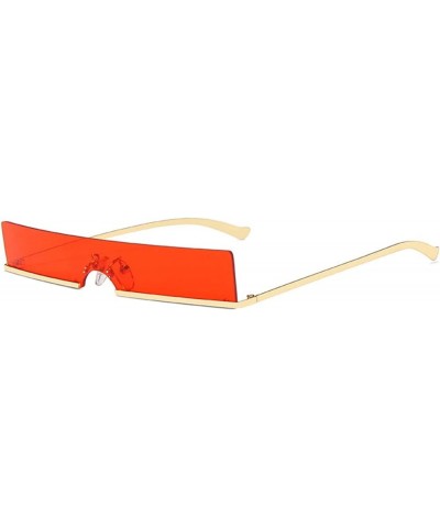 Hip Hop Metal Sunglasses Outdoor Holiday Sunshade Decorative Glasses (Color : C, Size : Medium) Medium B $23.77 Designer