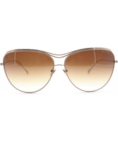 21008-A-TAN-GLD-63 Starling Sunglasses Tan-Shiny White Gold w/D.Brown to Clear-A/R 63mm $72.41 Pilot