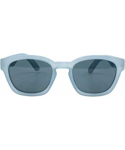 Sunglasses Womens Soft Square Matte Finish Shades UV 400 Blue $9.33 Square
