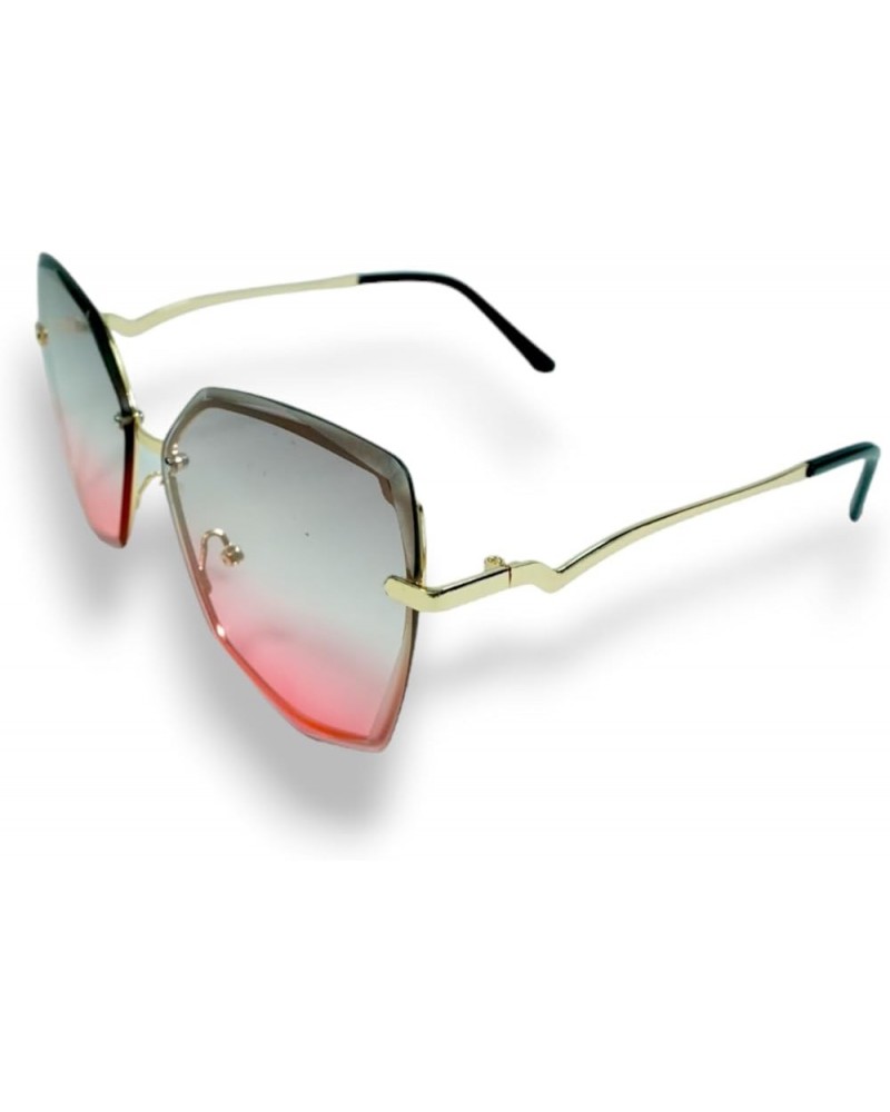 Sunglasses bevel Gray With Pink $10.19 Square
