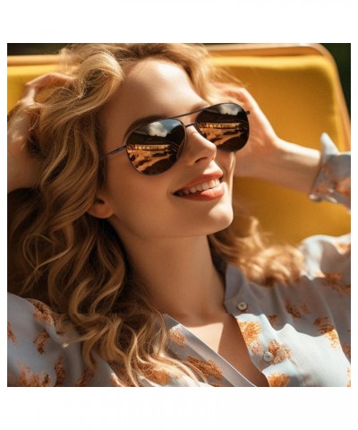 Polarized Aviator Sunglasses for Men Women- Classic Sun Glasses for Driving Fishing with UV Protection Z110 Black $8.24 Aviator
