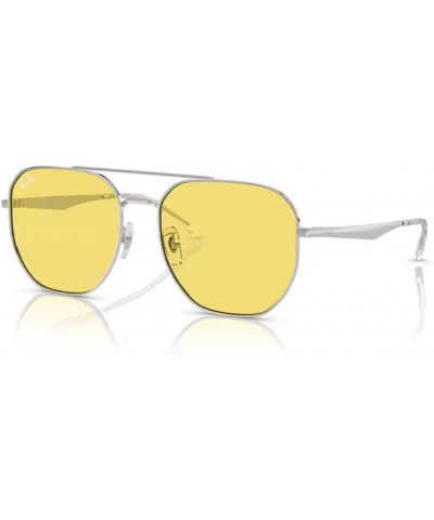 RB3724D Irregular Sunglasses for Men for Women + BUNDLE With Designer iWear Complimentary Eyewear Kit Silver / Yellow $48.79 ...