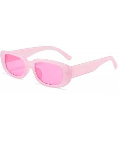 Small square frame sunglasses ladies sunglasses hipster sunglasses Light Frame Powder Tablets $10.28 Designer