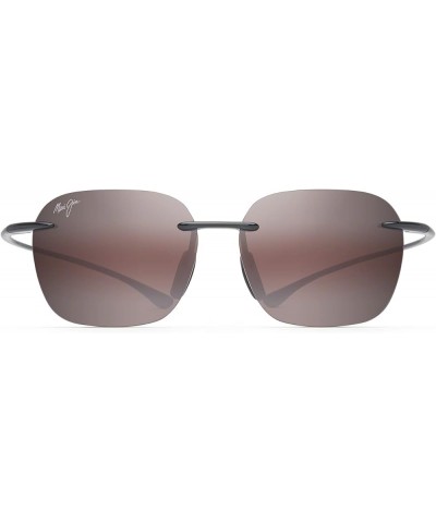 Men's and Women's Komohana Polarized Rimless Sunglasses Black Gloss/Maui Rose Polarized $69.02 Designer