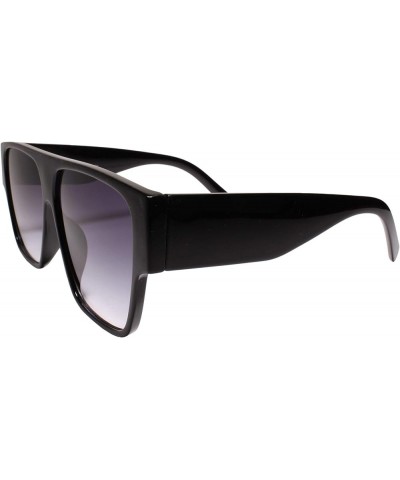 Swag Clubbing Flat Top 80s 90s Oversized Hip Mens Womens Sunglasses Black $10.82 Square