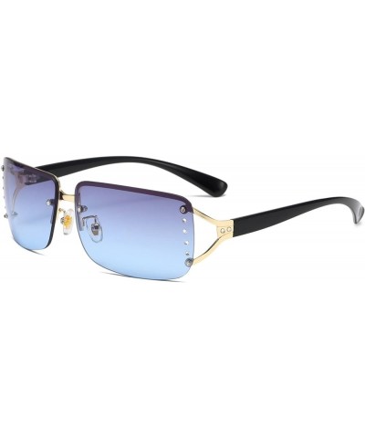 Frameless Fashion Woman Outdoor Retro Vacation Decoration Sunglasses (Color : A, Size : 1) 1 D $13.90 Designer