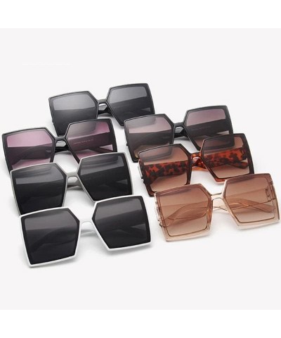 Women's Square Sunglasses Oversized Gray Gray $9.27 Oversized