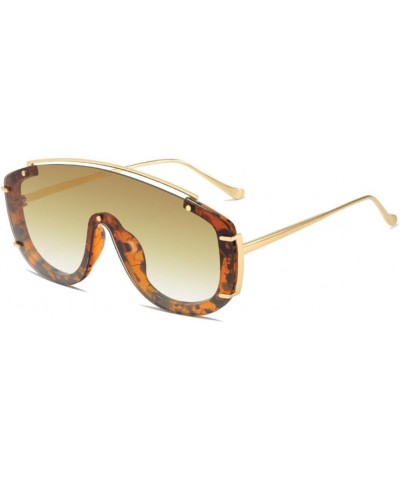 Oversized Sunglasses For Women Vintage Siamese Square Frame Sun Glasses C4 $25.47 Oversized