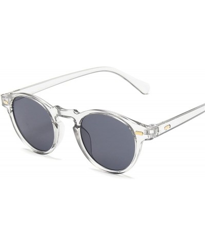 Men and Women Retro Small Frame Sunglasses Outdoor Party Decorative Sunglasses (Color : D, Size : 1) 1 D $12.03 Designer