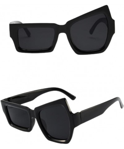 Y2k Accessories Y2k Sunglasses Womens Sunglasses Trendy Y2K Glasses Oversized Sunglasses Womens Wrap Around Black $9.49 Overs...