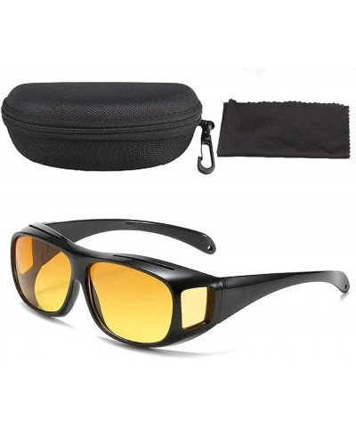 Irosesilk Infrared Penetrative Glasses, Infrared Glasses, Night Vision Glasses, HD Yellow Lens,Retro Safety Glasses 1pc $9.52...
