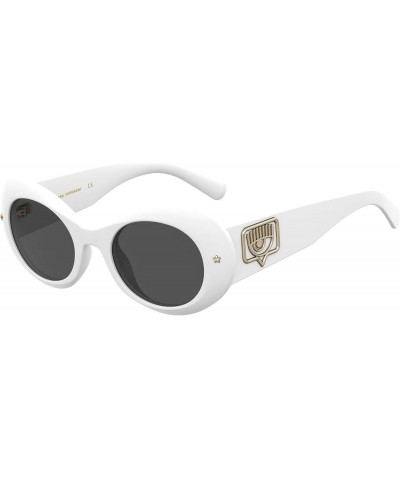 CF 7004/S White/Grey 50/21/140 women Sunglasses $63.94 Round