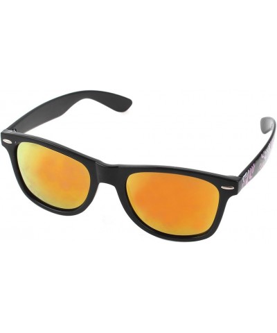 Qtqgoitem Pink Heart Pattern Arms Full Rim Yellow Lens Sunglasses for Woman (Model: 6f6 80b 2a1 776 d00) $10.71 Designer