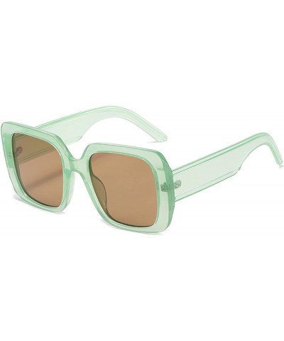 Large Frame Square Sunglasses Men and Women Outdoor Vacation Beach Glasses (Color : I, Size : Medium) Medium I $13.49 Square