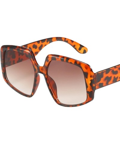 Super Large Frame Fashion Men and Women Sunglasses Outdoor Vacation Fashion Decorative Sunglasses (Color : G, Size : 1) 1 D $...