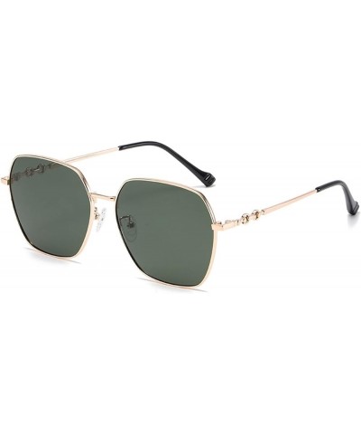 Large Frame Fashion Polarized Men and Women Sunglasses Outdoor Vacation Sunshade Driving (Color : D, Size : Medium) Medium E ...