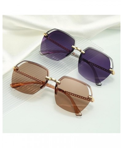 Large Frame Fashion Metal Retro Sunglasses for Men and Women Decoration Outdoor (Color : F, Size : 1) 1 C $17.30 Designer