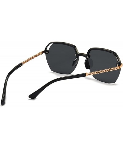 Large Frame Fashion Metal Retro Sunglasses for Men and Women Decoration Outdoor (Color : F, Size : 1) 1 C $17.30 Designer