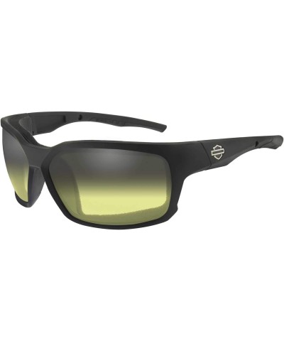 Harley-Davidson Men's COGS Sunglasses, Light Adjusting Yellow Lens/Black Frames $57.36 Designer