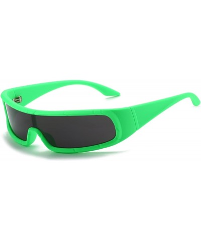 Sports Cycling Outdoor Fashion Sunglasses UV400 for Men and Women (Color : F, Size : 1) 1 B $12.99 Sport