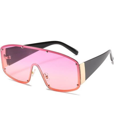 Men and Women Large Frame Fashion Sunglasses Vacation Beach Decorative Sunglasses Gift (Color : 2, Size : 1) 1 4 $14.49 Designer