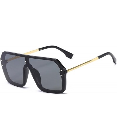 Men and Women Large-Frame Sunglasses Outdoor Vacation Sunshade Decorative Sunglasses (Color : A, Size : Medium) Medium A $20....