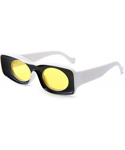 Small Frame Men and Women Outdoor Vacation Driving Decorative Sunglasses (Color : F, Size : 1) 1 E $14.90 Designer