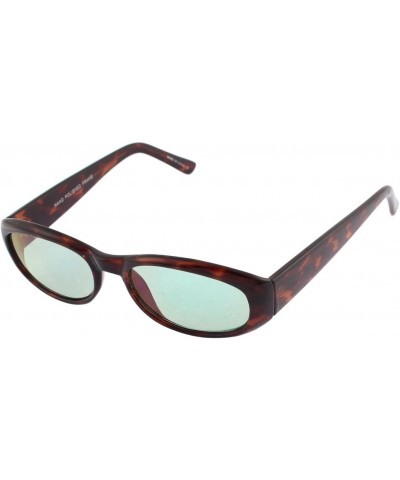 Qtqgoitem Plastic Hand Polished Oval Design Frame Outdoor Sunglasses Brown (Model: dae 099 e02 5c3 e50) $10.40 Designer