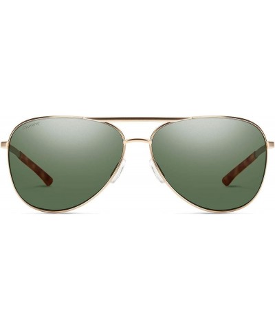 Serpico 2.0 Sunglasses Matte Gold / Chromapop Polarized Gray Green $66.91 Designer