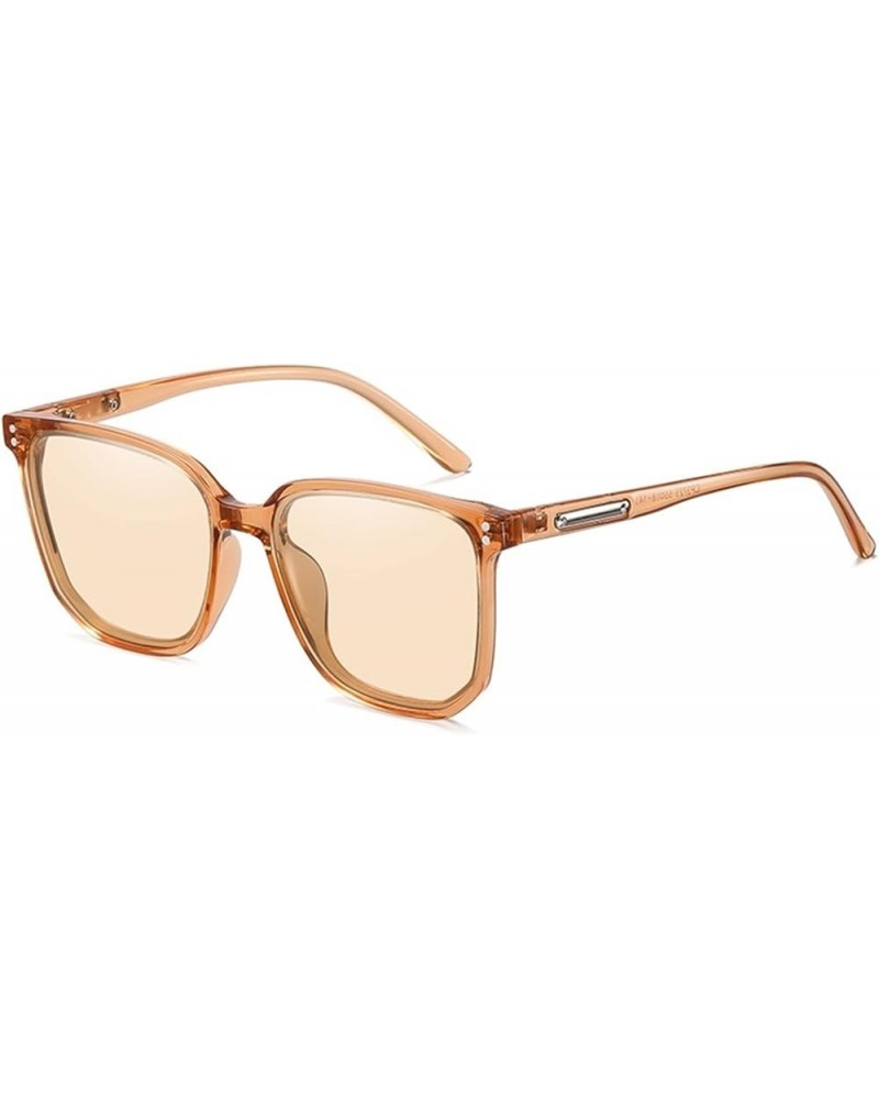 Fashion Polarized Large Frame Women Outdoor Vacation Sunglasses (Color : D, Size : 1) 1 F $20.34 Designer