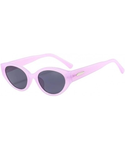 Woman Small Frame cat Eye Outdoor Vacation Decorative Sunglasses (Color : 4, Size : 1) 1 2 $15.68 Designer
