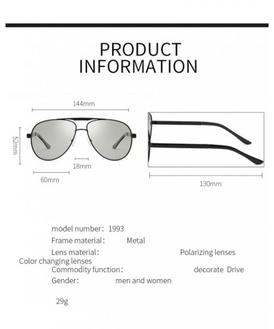 Polarized Metal Men's Outdoor Driving Drivers Fishing Sports Sunglasses (Color : G, Size : 1) 1 F $12.58 Sport