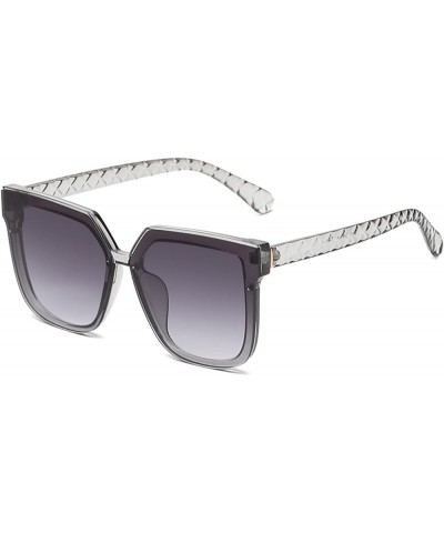 Large Frame Men and Women Fashion Decorative Sunglasses (Color : A, Size : 1) 1 B $14.82 Designer