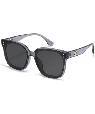 New Large-Frame polarizing Sunglasses for Women, Insta-Style Sunglasses Gray $14.24 Goggle