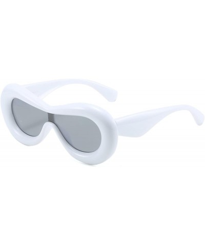 Fashion Large Frame Men and Women Sunglasses Vacation Beach Party Decorative Sunglasses (Color : 6, Size : 1) 1 6 $10.91 Desi...