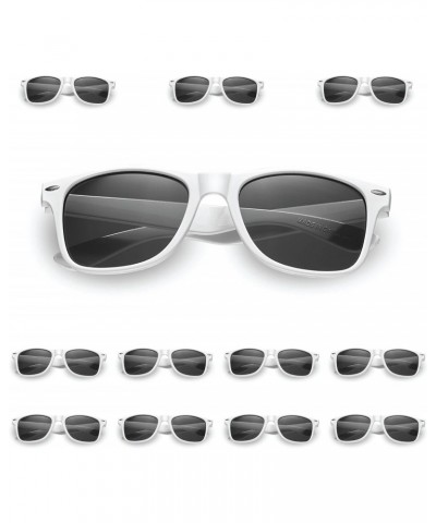 White Sunglasses Bulk- (Pack of 36) Wedding Bridal Party Sunglasses Bulk Party Favors Pack Women-Men $14.57 Oval