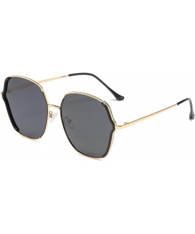 Fashion round Polarized Sunglasses Women men Frame Driving Fishing Shades t Anti Glare Glasses Black $11.39 Round