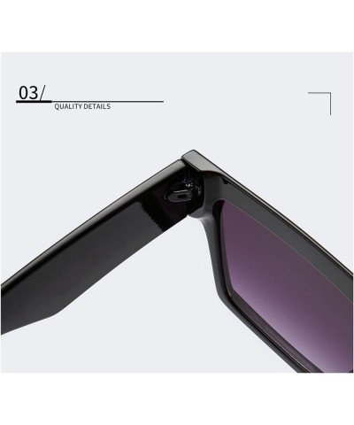 Fashion Large Frame Square Sunglasses Men and Women Outdoor Photo Decorative Sunglasses (Color : 2, Size : 1) 1 5 $13.43 Desi...