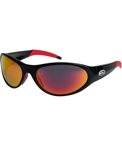 Ellipse Sunglasses for Men Black/Ml Red $43.09 Designer