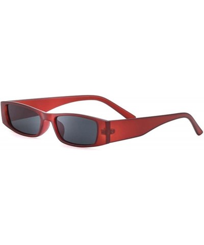 Small Frame Square Ladies Sunglasses Outdoor Holiday Sunshade Decorative Glasses (Color : A, Size : Medium) Medium D $20.29 S...