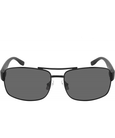 Edge I-Wear's Cool Rounded Square Style Sunglasses with Super Dark Lenses Men Women Matte Black Grey $9.73 Square