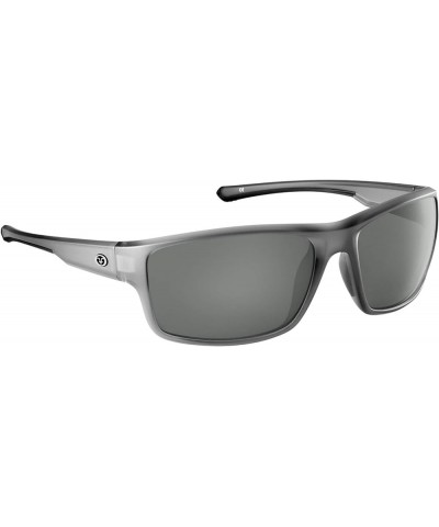 Chordata Rectangular Sunglasses Matte Crystal Gray Frame/Smoke Lens $36.02 Rectangular