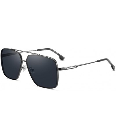 Nylon Polarized Sunglasses For Men Alloy Square Driving Fashionable Anti-Glare Eyes Protect Sun Glasses CP1325 $26.09 Square