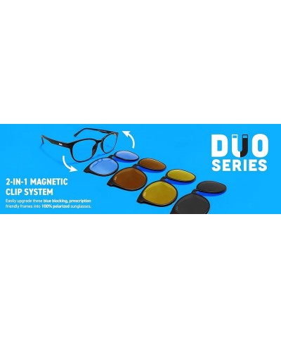 Blue Blockers, Polarized Magnetic Clip-on Sunglasses, Lennox DUO Series Sightmaster Plus Yellow Sightmaster $48.75 Square