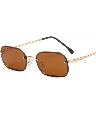 Metal Retro Small Frame Men And Women Decorative Sunglasses C $15.49 Designer