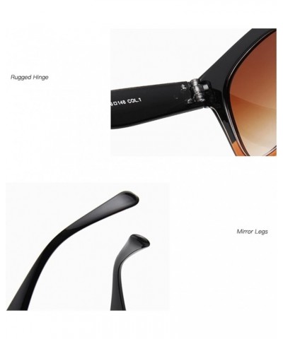 Large Frame Retro Fashion Men and Women Sunglasses Vacation Beach Decorative Sunglasses Gift (Color : G, Size : 1) 1 B $14.76...