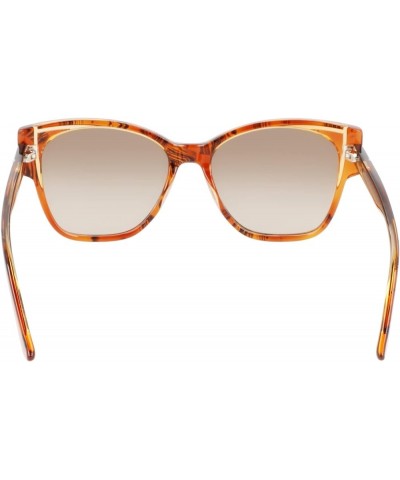 Women's Kl6069s Sunglasses Texture/Peach $46.80 Rectangular
