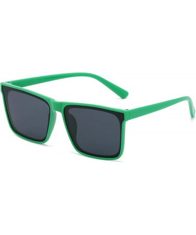Men's Fashion Driving Sunglasses Square Simple Personality Driving Commuter Trend UV400 Sunglasses Gift E $17.70 Square