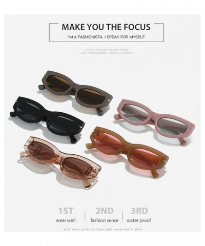 Retro Cat Eye Hip-hop Small Frame Men and Women Outdoor Vacation Decorative Sunglasses (Color : A, Size : 1) 1 E $14.02 Designer
