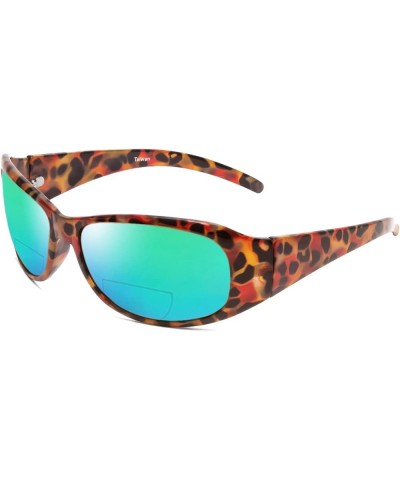 645SB Designer Oval BiFocal Reading Sunglasses +2.50 Amber Brown Women Sun Glasses Bi-Focal Reader Trendy Hard Case Red Polar...
